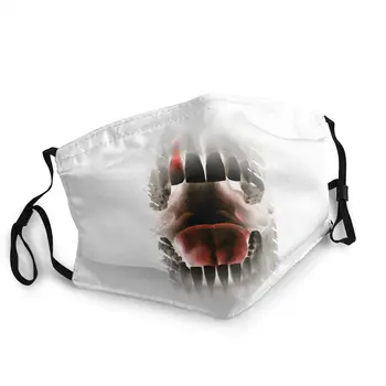 

Mouth Teeth Reusable Face Mask Printed PM2.5 Anti Haze Dustproof Mask Protection Mask Respirator Mouth Muffle
