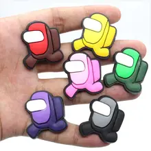 Hot game 1pcs Color cartoon PVC Shoe Charms DIY Shoe Aceessories Fit croc Clogs buckle Decorations adult kids X-mas Gifts jibz