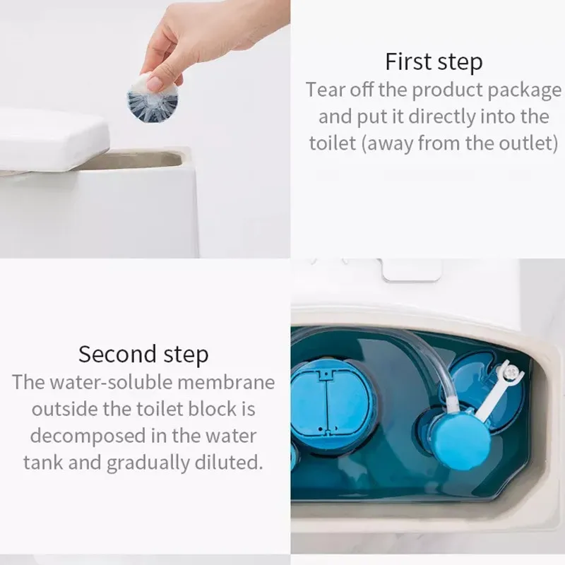 Гигиенический блок Youpin Mijia Clean n fresh с двойным эффектом Водорастворимая пленка