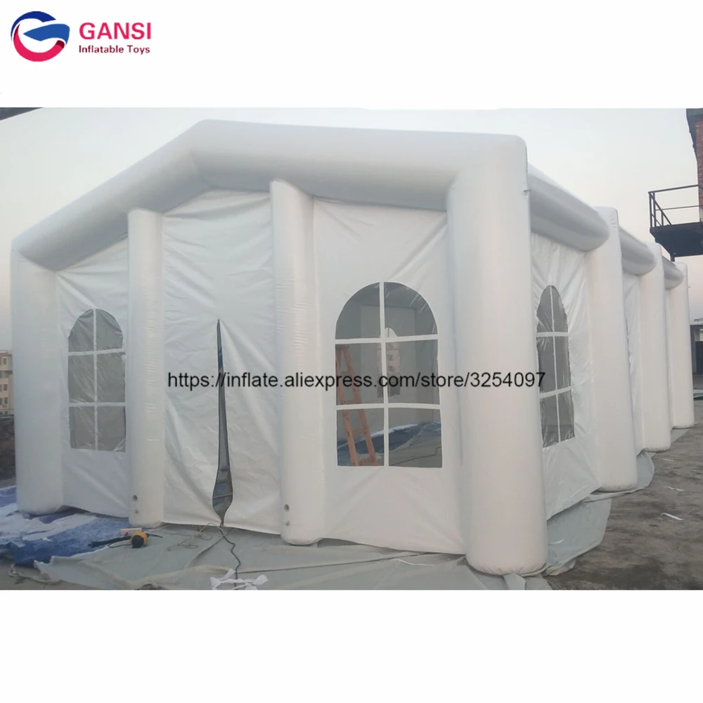  Free air pump inflatable party event marquee tent durable PVC tarpaulin inflatable canopy tent for 