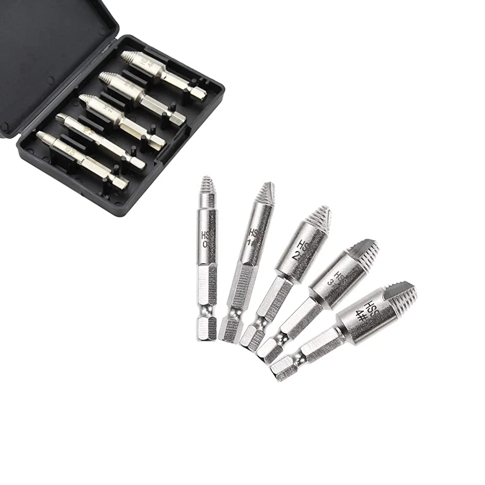 #A Screw Extractor High Speed Steel Remover Stripped Screw Use for Industrial Screw and Bolt Removal Stripped Screw Tap
