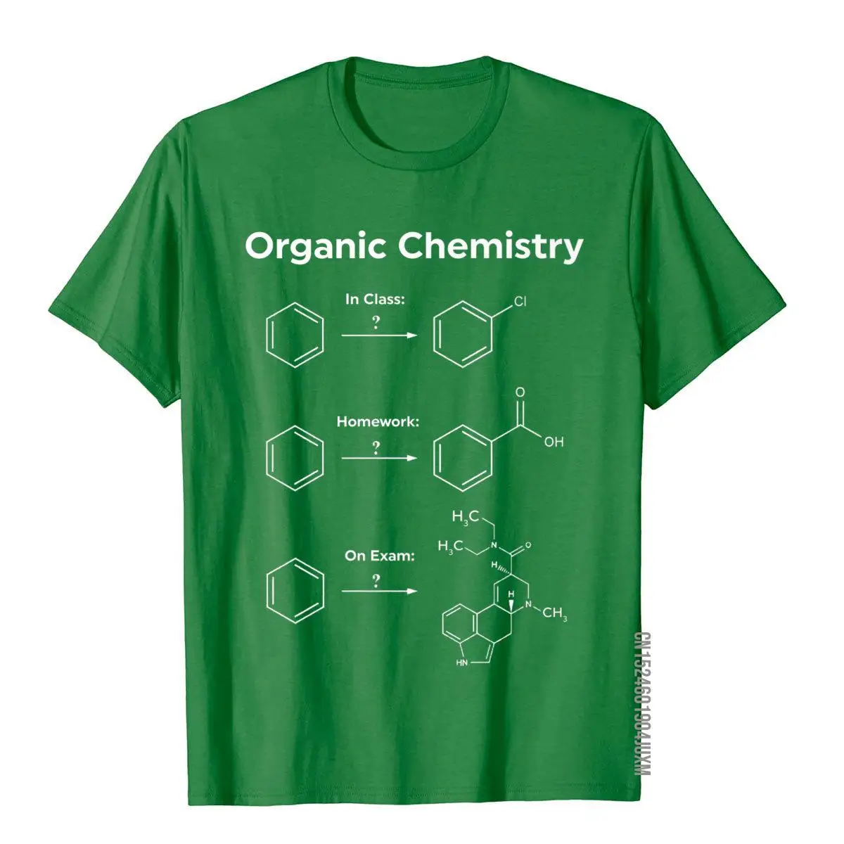 Humor Organic Chemistry T Shirt Gift Women Men-Homework Exam