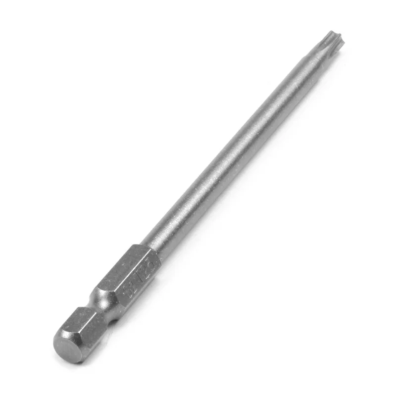 8 Pieces Hollow Magnetic Torx Screwdriver Bits Set 1/4 Inch Hex Shank Screwdriver Electric Tools T8-T40 100mm