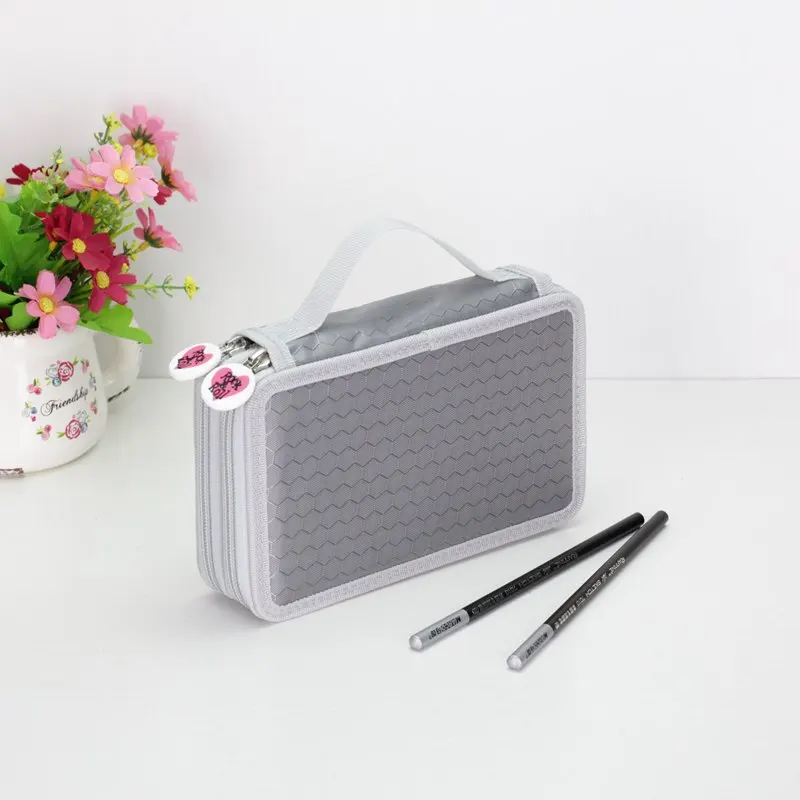 2 Layer 35 Holes Kawaii школьный Карандаш Чехол Большой 36/48/72 Отверстия уголовного для мальчиков и девочек, ручка, большая коробка кейс для хранения картриджей канцелярских принадлежностей Набор Карандаш Чехол - Цвет: 2 Layer 35 Holes