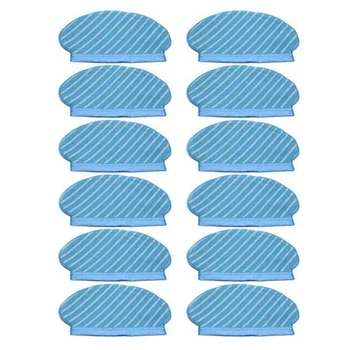 

12Pcs Mop Cloth Pads Set for Ecovacs Deebot Ozmo 920 950 Vacuum Cleaner Parts Replacement Home Accessories