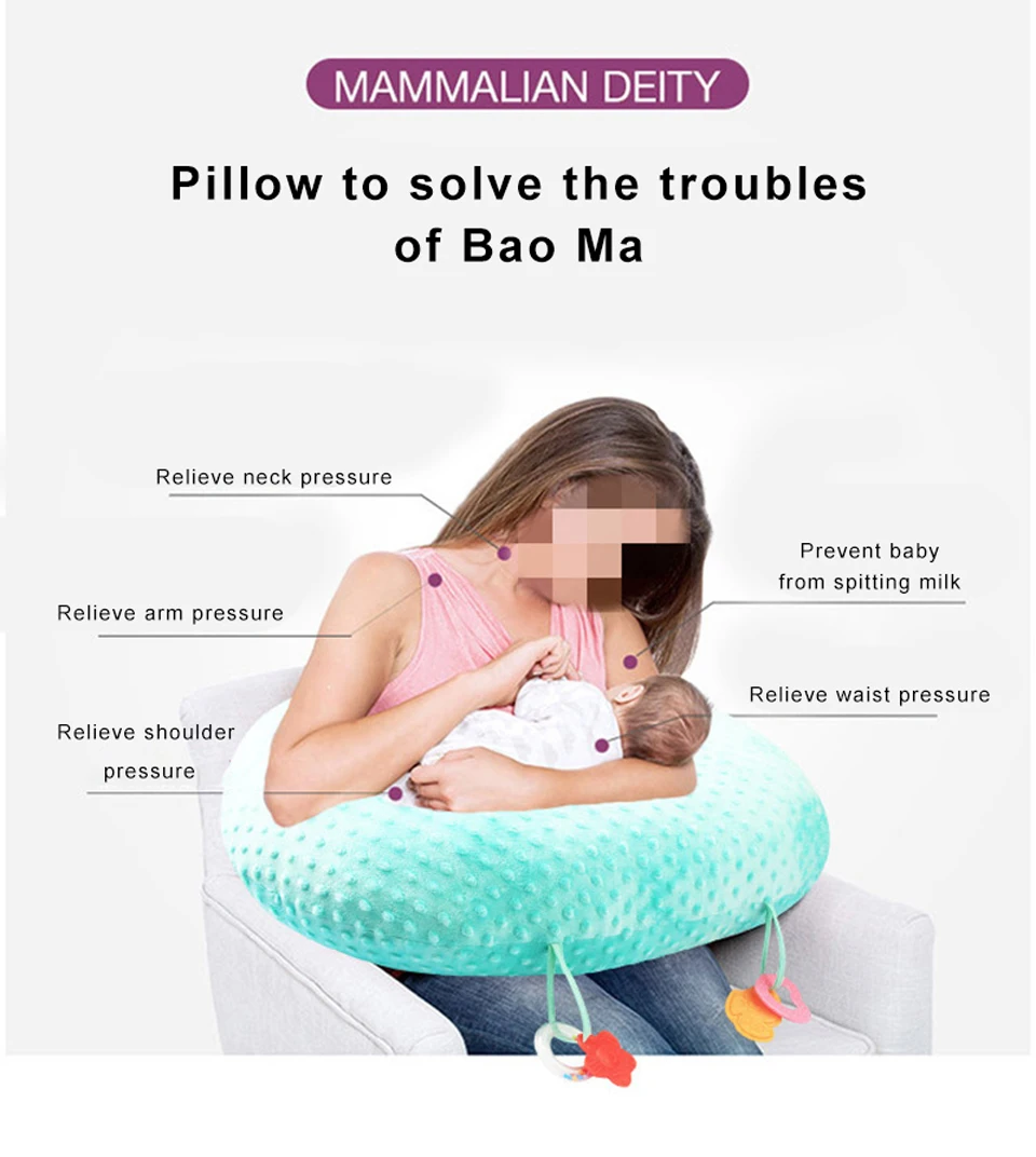 IMBABY многофункциональная подушка для грудного вскармливания подушка для младенца против скатывания плоская подушка для головы подушка для новорожденного шеи