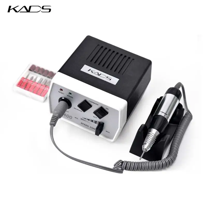 Najtaniej KADS 30000RPM czarny nail art wiertarka sprzęt do paznokci narzędzia do manicure Pedicure akryle szary elektryczny Nail Art wiertarka Pen zestaw urządzeń
