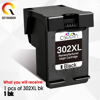 

QSYRAINBOW Compatible ink cartridge Replacement for HP 302XL 302 1110 2130 1112 3630 3632 3830 Officejet 4650 4652 Printer