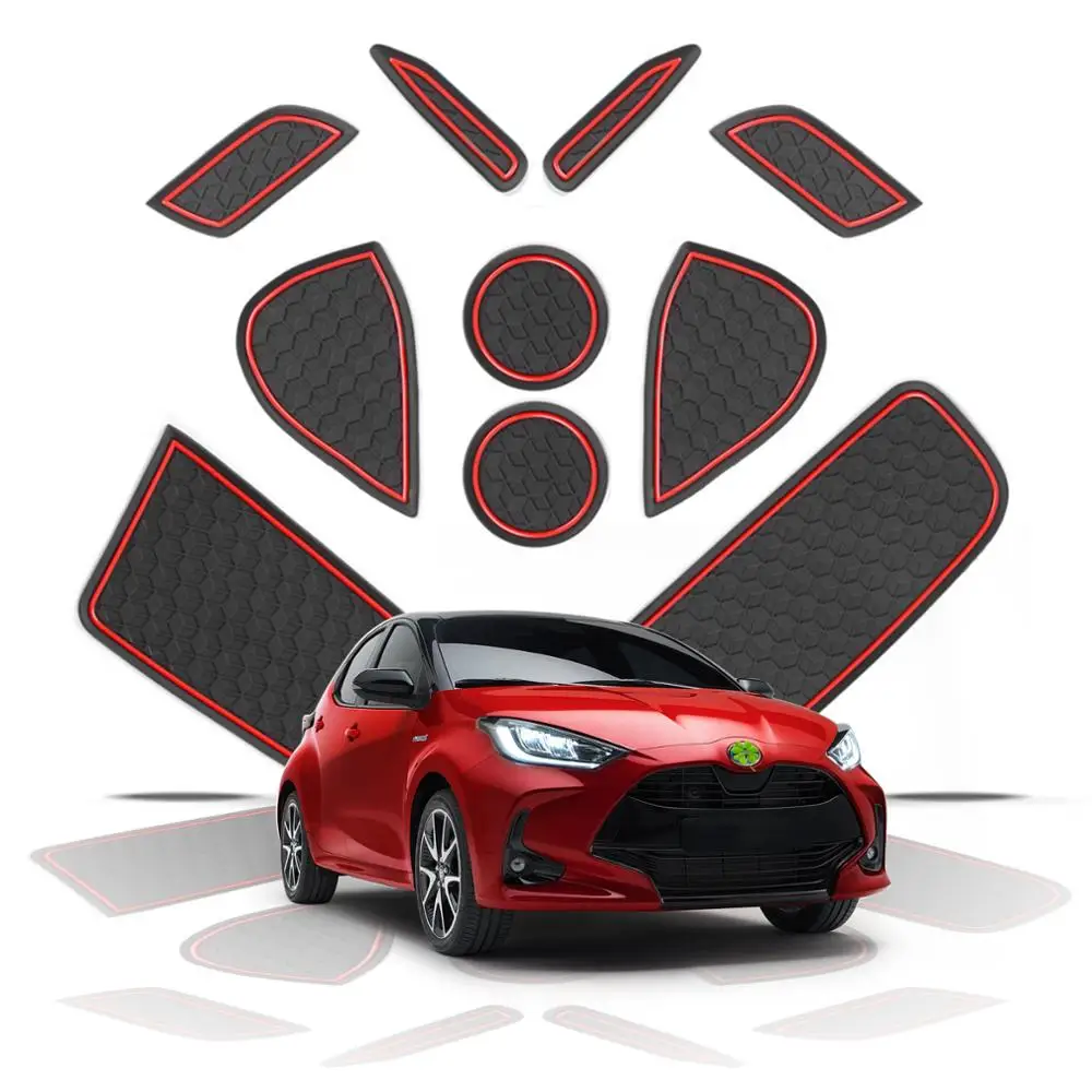 LFOTPP прокладка для автомобильной двери Yaris XP210 4th 2020 Противоскользящие коврики
