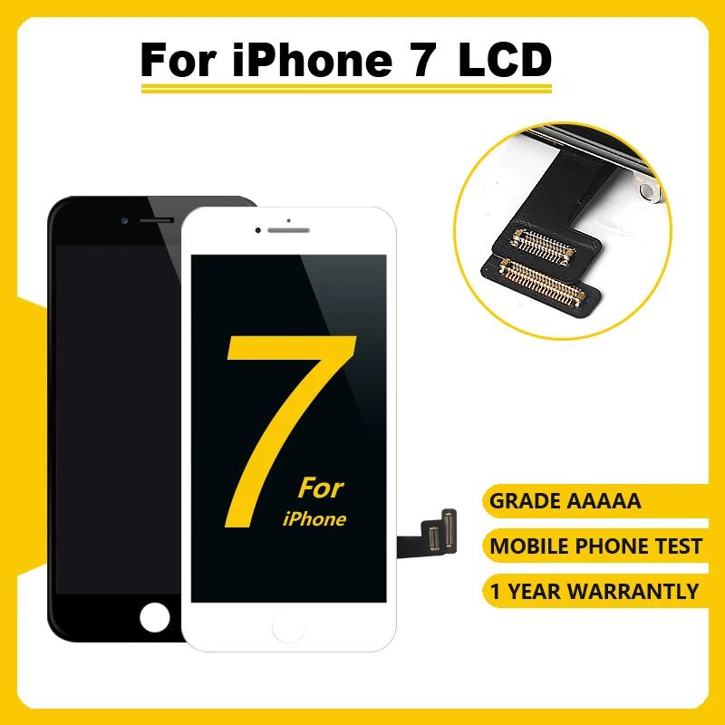 

AAA +++ for iPhone 7 LCD display 100% with 3D forced touch screen digitizer component no dead angle + tempered glass + tools
