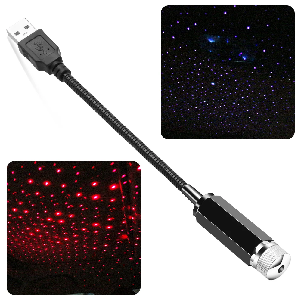 Car Roof Star Night Light Laser Projection Lamp for Ford Focus Fusion Escort Kuga Ecosport Fiesta Falcon Mondeo EDGE/Explorer | Автомобили