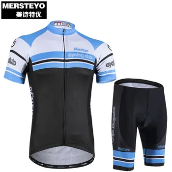 

2020 Mersteyo Cycling Jerseys Coolpass MTB shirts Short Sleeve bicycle Jersey sets bike wear Breathable Cycling clothing for Men
