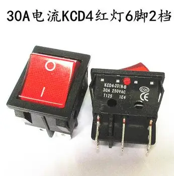 

10pcs Welding machine switch power supply ship type switch 30A switch T8555 type KCD4 with light 6 feet two files