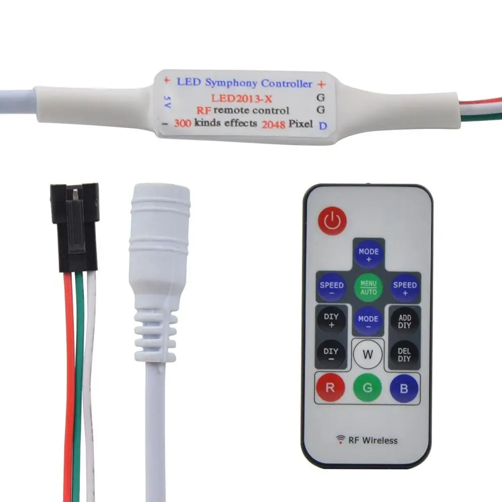 14 Key LED RGB Wireless Remote Control Mini RF LED Controller 14 Key DC 5V-24V for LED Strip Light