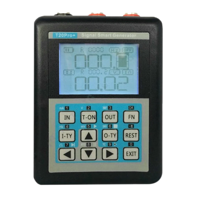 

Precision 4-20MA 0-10V Current Voltage Frequency Signal Generator 0-10KHz Frequency Thermocouple Calibrator for Pressure Sensor