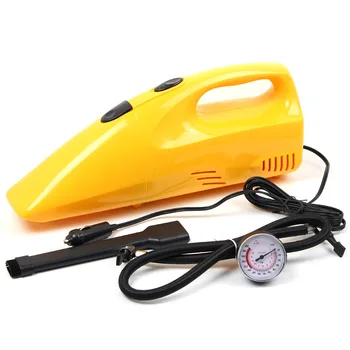 

Free Shipping High Quality 2 in 1 Wet And Dry Hand Held Electric Vacuum Cleaner Air Pump Car Charger Portable Dust Collector