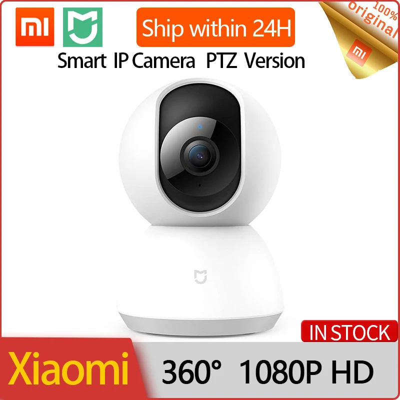 Xiaomi Mijia Mi Home Security Smart IP Camera PTZ 1080P HD 360 Wireless WIFI Webcam Infrared Night Vision Two Way Audio Monitor |