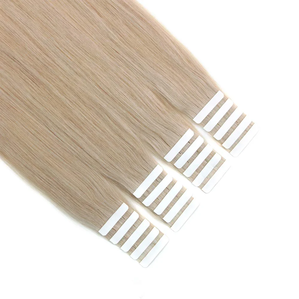 Straight Hair Mini Tape In Human Extensions Ombre Color Natural Remy Skin Weft Adhesive For Woman Salon Popukar |