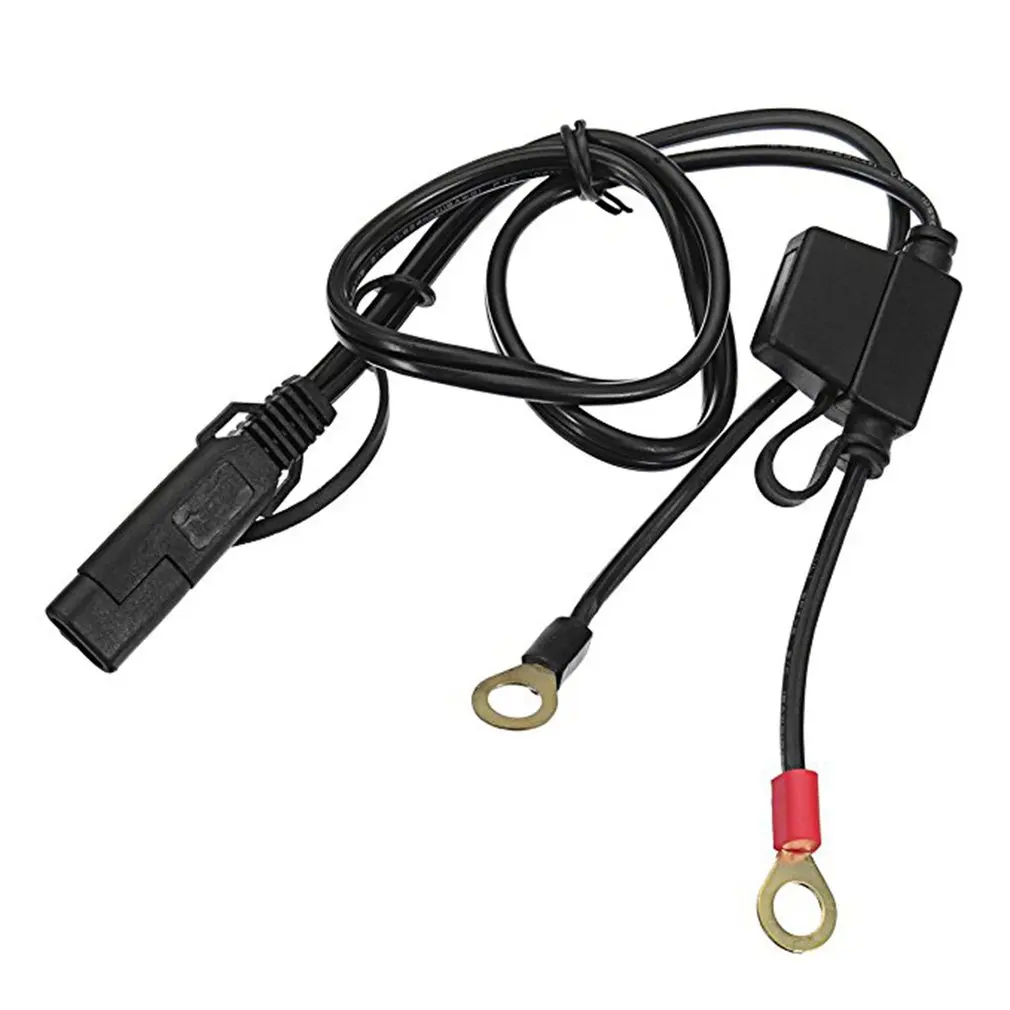 Universal Motorcycle Battery Charger Terminal To SAE Quick Disconnect Cable Motorbike Output Connector Moto Parts | Автомобили и