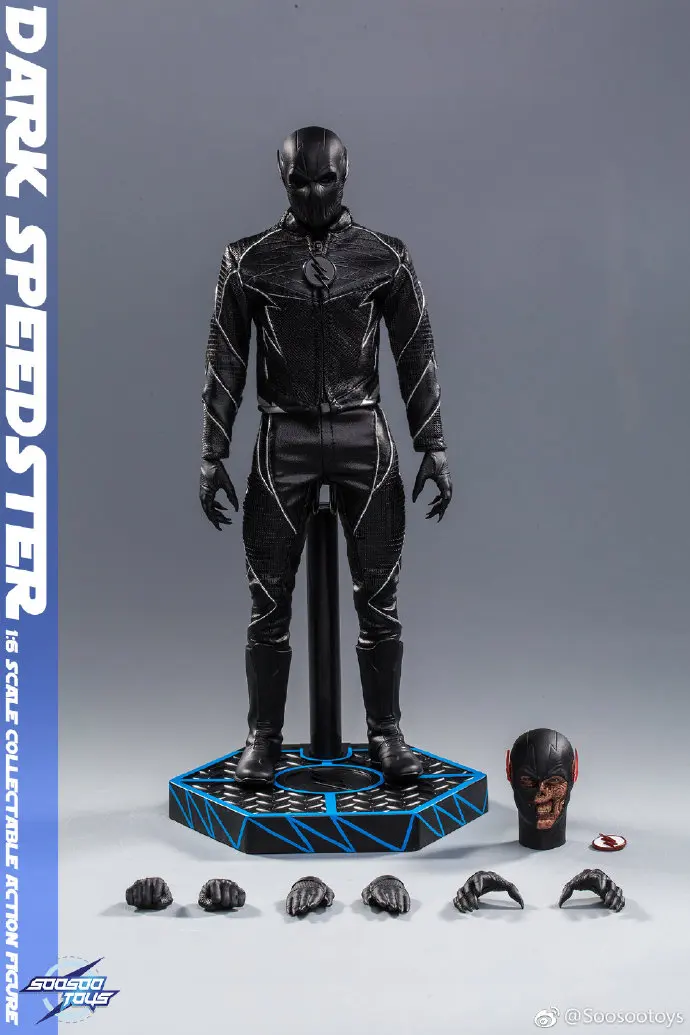 

SOOSOOTOYS SS-010 1/6 Black Flash Dark Collection Action Figure for Fans Holiday Gift