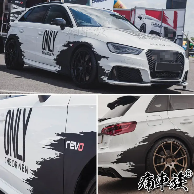 

Автомобильные наклейки для A3, S3, A4, S4, Golf 7, Golf 6, автомобильные наклейки, тянущиеся цветы, гоночные украшения, модификация