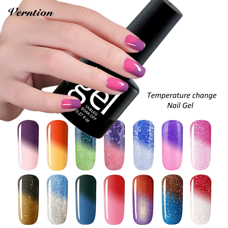 

Verntion Nail Polish 7ML Series Gel Nail Polish Nail Vernis Semi Permanent Gel Varnish Art UV LED Soak-off Gel Lacquer
