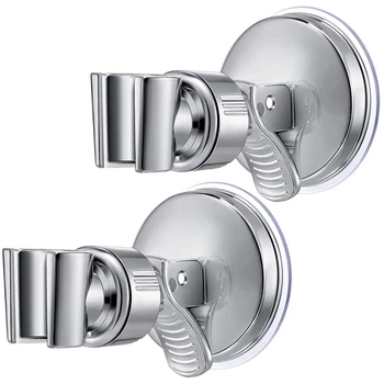 

Adjustable Shower Head Holder, Bathroom Suction Cup Handheld Shower Head Bracket, Removable Handheld Showerhead & Wall Mounted S