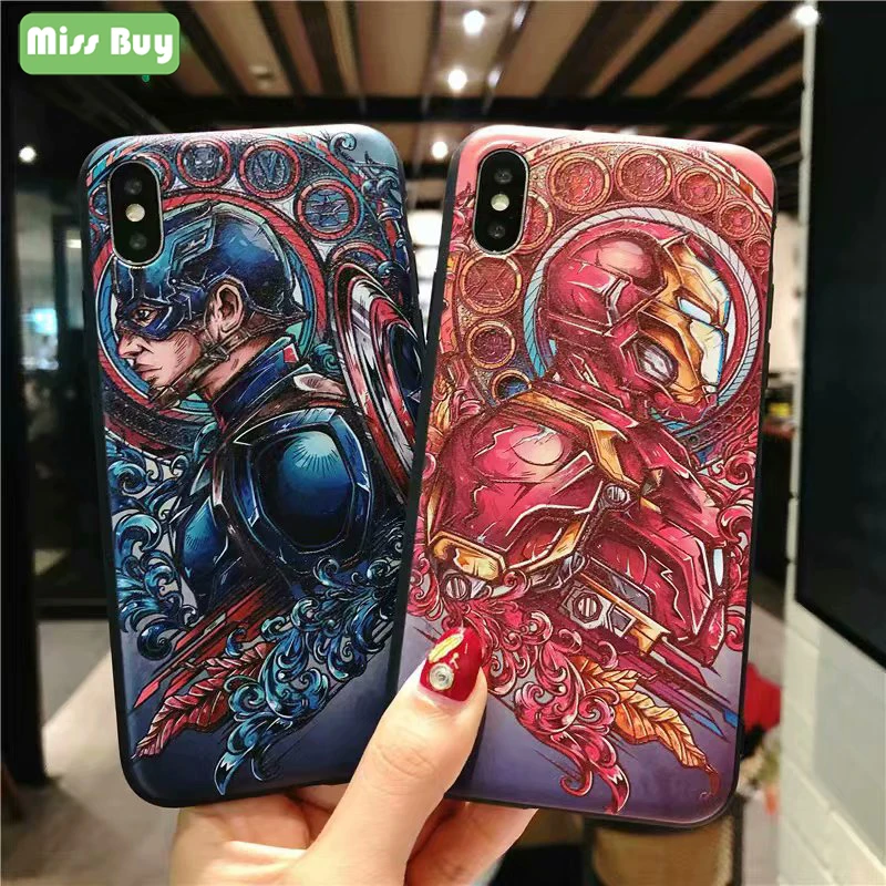 Мужской чехол для iPhone 6 7 8 6S Plus с мультипликационным рисунком X XR XS Max защитный |