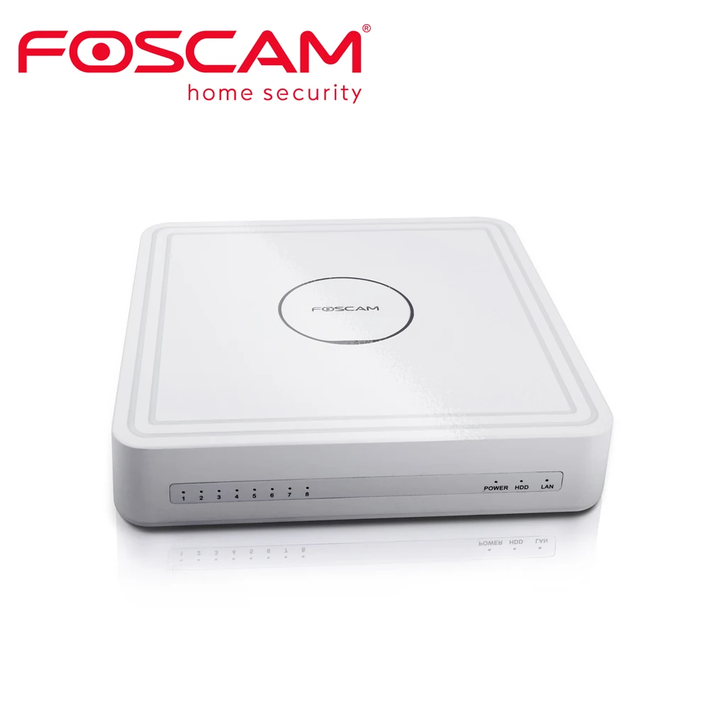 Foscam FN7108HE 1080P Full HD PoE NVR поддерживает 8-канальный прямой просмотр 4-канального