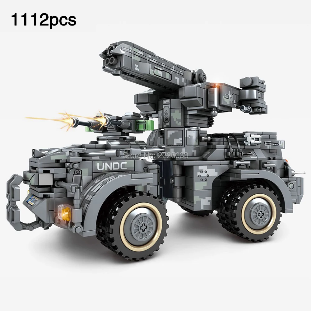 

MOC legoingly Military War Series Self-propelled Gun Vehicle Special Forces SWAT Minifigs Figures Building Blocks Toys For Gift
