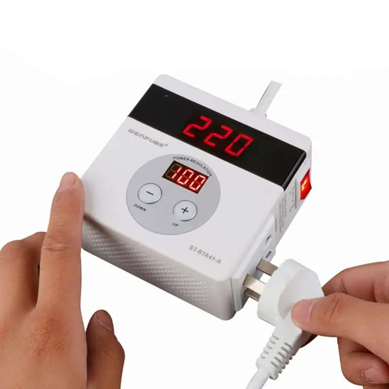 

4000W SCR Electronic Voltage Regulator LED Digital AC 220V Temperature Speed Adjust Controller Dimming Dimmer Thermostat Q1QE