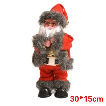 

Moving Santa Shaking Santa Claus glowing rotating hip-shaking electric music Santa Claus Christmas decorations creative gifts