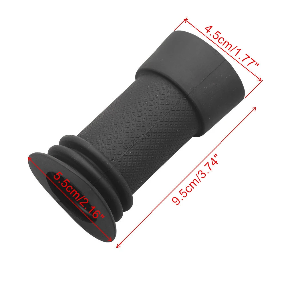 ToopMount Flip-Up Scope Lens Covers (2-Pack) - 57mm & 43mm, Rubber, Waterproof Flip Caps