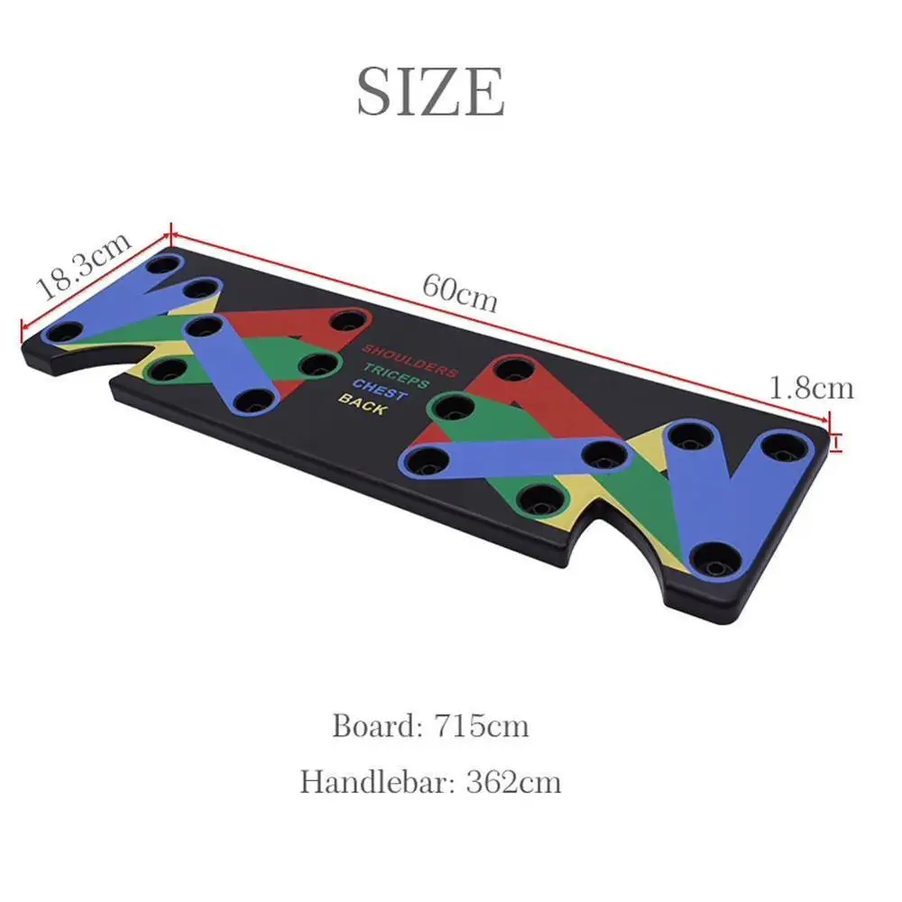 Push Up Rack Plate Men Women Comprehensive System Push Stands Body Building Fitness Training Workout Exercise Workout GYM