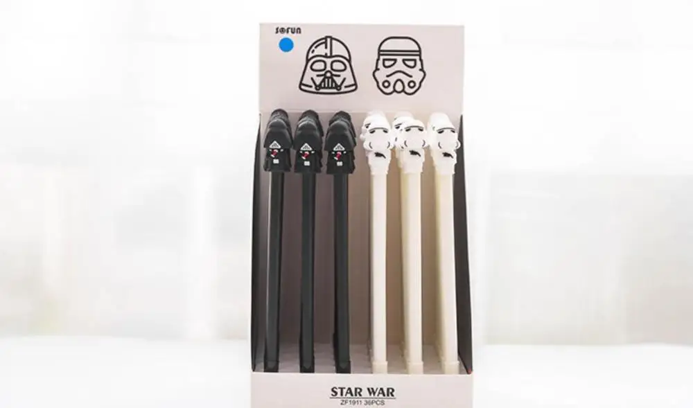 ZF1911 many design cat dog bear monkey christmas Doughnut ice cream penguin frog panda gel pen cartoon black neutral pen 0.5mm 36pc/lot - Цвет: ZF1911