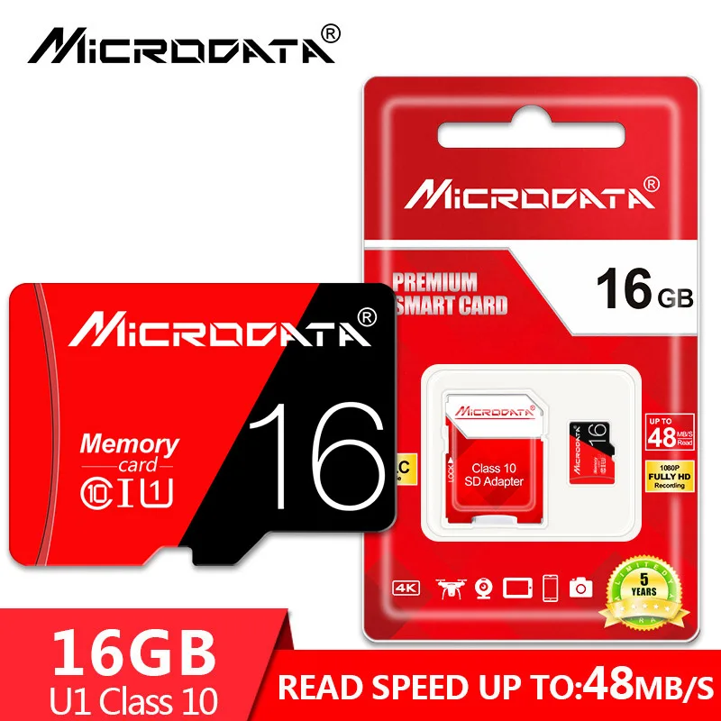 16 ГБ Microdata Высококачественная флеш-карта памяти 8 Гб 128 ГБ карта micro sd 16 ГБ 32 ГБ карта памяти usb ручка-накопитель SD/TF карта - Емкость: 16 ГБ