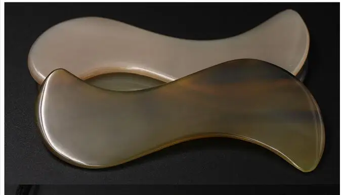 Gua sha инструмент Buffalo Ox Horn gua sha соскабливающая Массажная доска Guasha Инструмент для ухода за здоровьем скребок для тела спа для лица глаза для лица