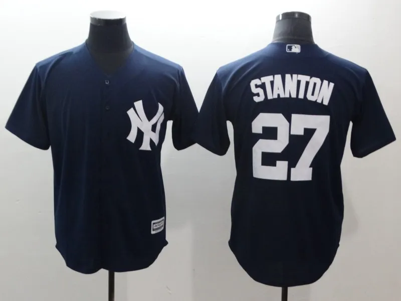 Нью-Йорк Все сшитые мужчины Mariano Rivera 42 Giancarlo Стэнтон 27 Didi Gregorius 18 Gary Sanchez 24 Luis Severino 40 Джерси - Цвет: AS photo