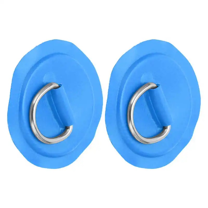 Boat Kayak D Ring Pad Patch PVC Inflatable Boat Raft Dinghy Canoe Surfboard Kayak Tie Down Fitting Surf Board Paddle Patch 2pcs boat patch