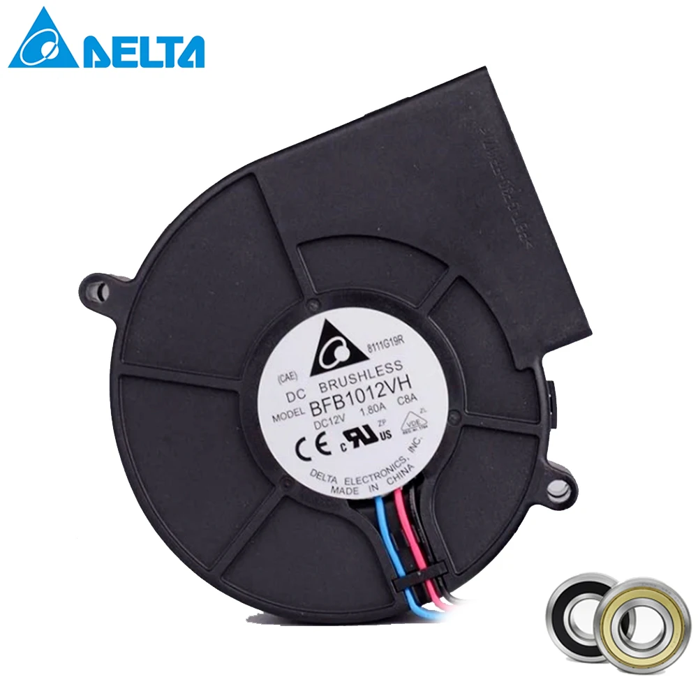 Для delta BFB1012VH DC 12V 1 8 ветры турбовентилятора 9733 3 контактный промышленный