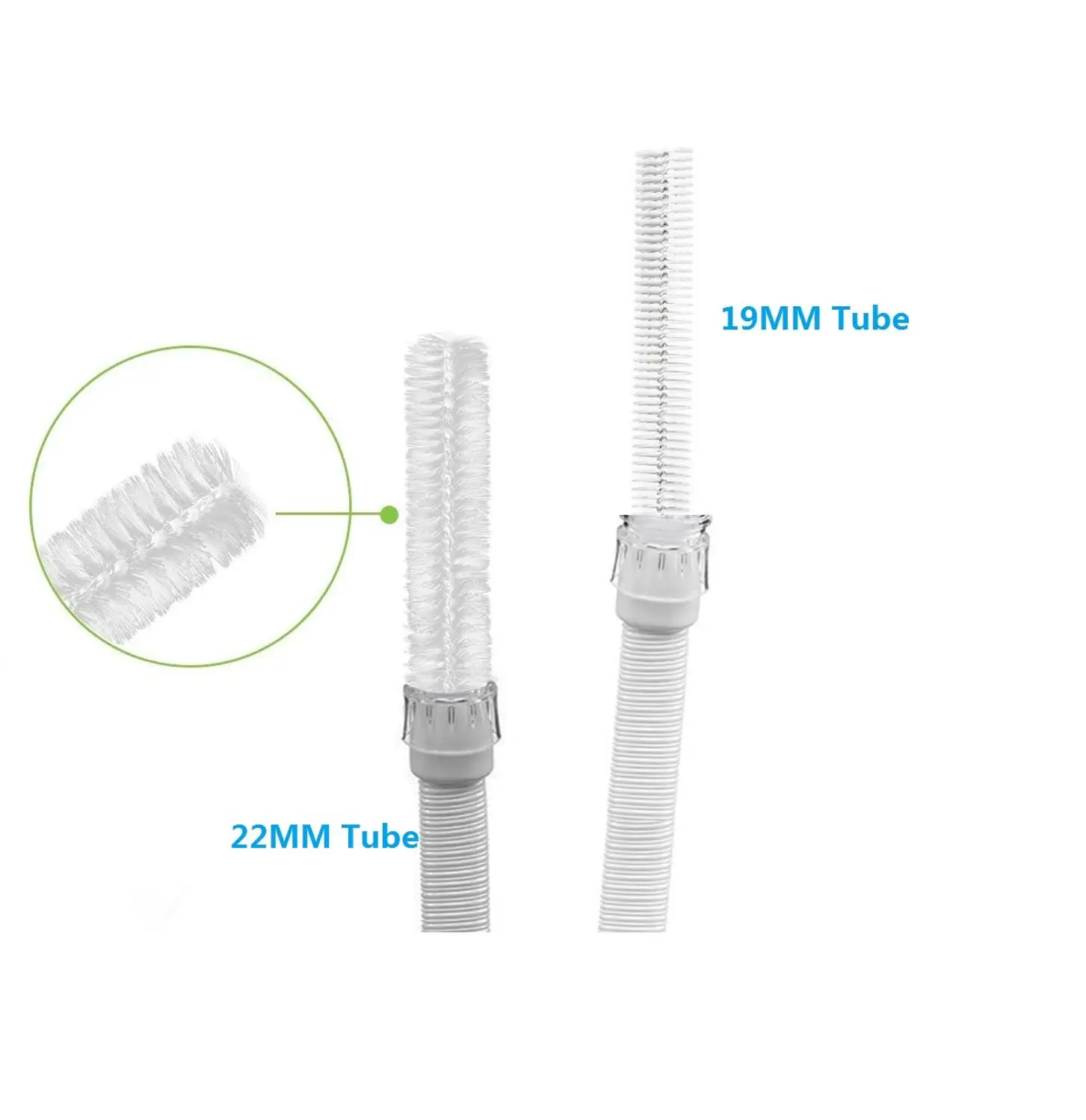 MOYEAH маска реер и щетка для прочистки шлангов набор гибких Cpap очиститель и дезинфицирующее средство щетки для стандартных 22 мм и 19 мм диаметр трубы