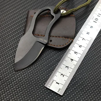 

Dropshipping Integrated Steel Mini Diving Small Straight Knife Portable Pocket Fixed Blade Knife EDC Tool