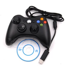 Vibração Gamepad Joystick Para PC Controlador USB Com Fio Para Windows 7 / 8 / 10 Não para Xbox 360 Jogos joypad