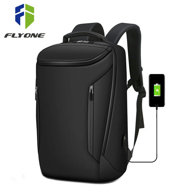 FLYONE водонепроницаемый Оксфорд usb зарядка Противоугонный рюкзак для мужчин многофункциональный 15,6 дюймов дорожная сумка для ноутбука школьная большая сумка Mochila