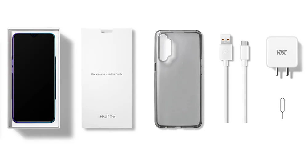 Мобильный телефон Oppo Realme X2, Snapdragon730G, 6,4 дюймов, супер AMOLED экран, 6 ГБ, 64 ГБ, камера, 64,0 МП, четыре кадра, NFC Смартфон