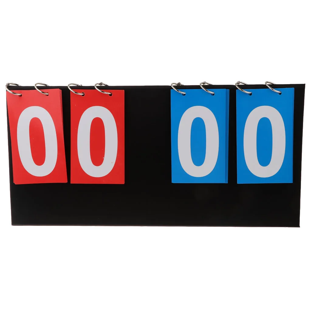 Sporting Goods Portable Table Top Scoreboard Indoor Outdoor Easy-Flip Basketball, Football