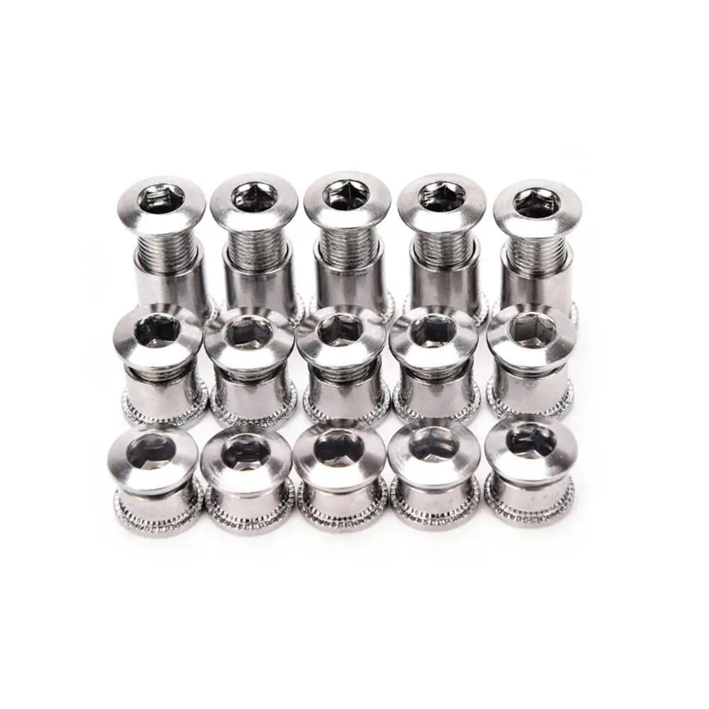 Crankset Bolts Crank Bolts Bike Chainring Bicycle Crank Screws Nut bike crank bolt,bicycle chainring bolt 5pcs/pack