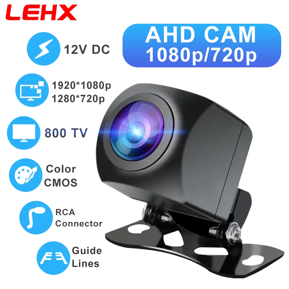 Ahd 170° Car Camera Fisheye Lens Starlight Night Vision Hd Car Rear