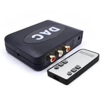 

Digital to Analog Audio Converter Signal Input Optical Coaxial to Audio Adapter Ambient Temperature - 10 ~+55 Degrees Celsius