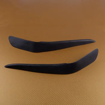 

DWCX 2pcs Black Headlight Eyelid Eyebrow Cover Trim Fit For Lexus IS200 1999 2000 2001 2002 2003 2004